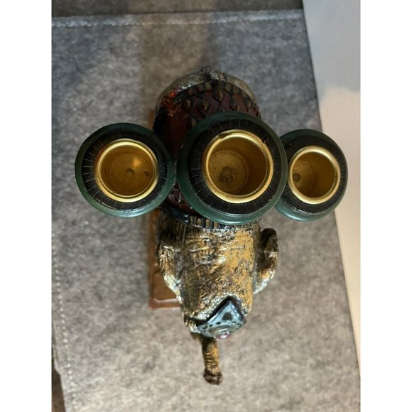 Beautiful Gold Colored Elephant hold 3 candles CBK LTD  1998 #447 - Picture 3 of 5